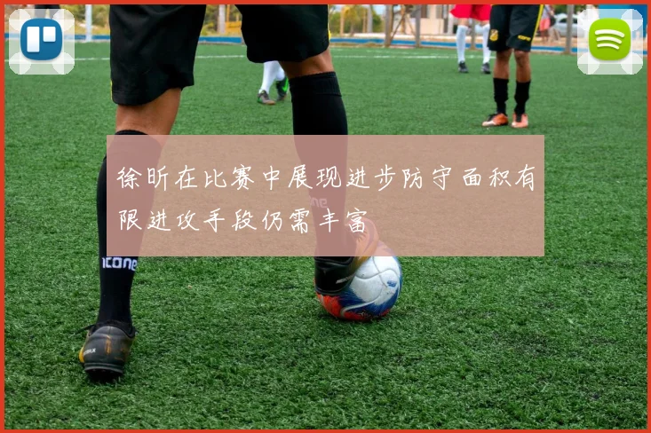 徐昕在比赛中展现进步防守面积有限进攻手段仍需丰富